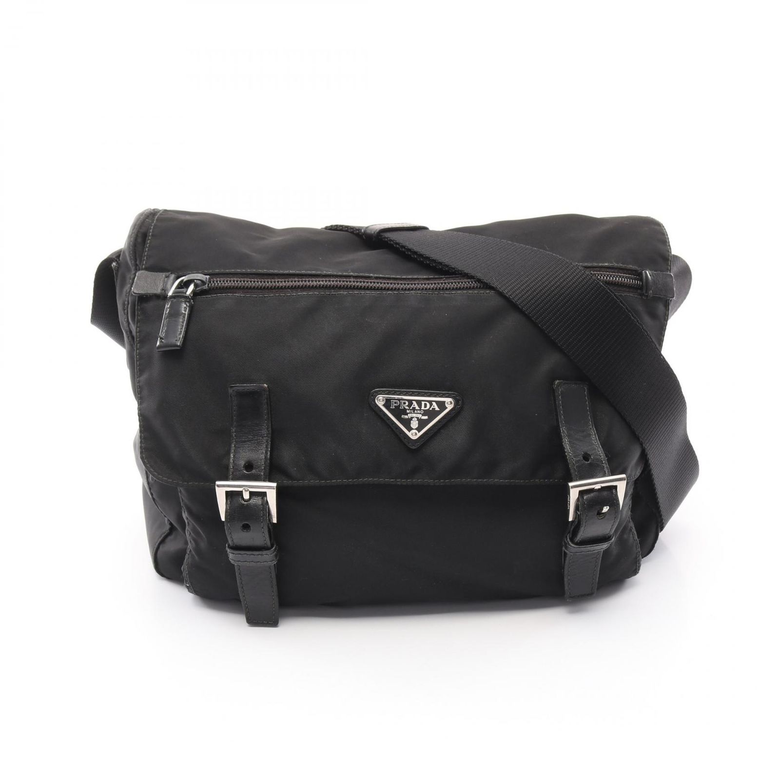 プラダ PRADA ショルダーバッグ VELA SPORT BT6671 ナイロン レザー ショルダーバッグ レディース Used B