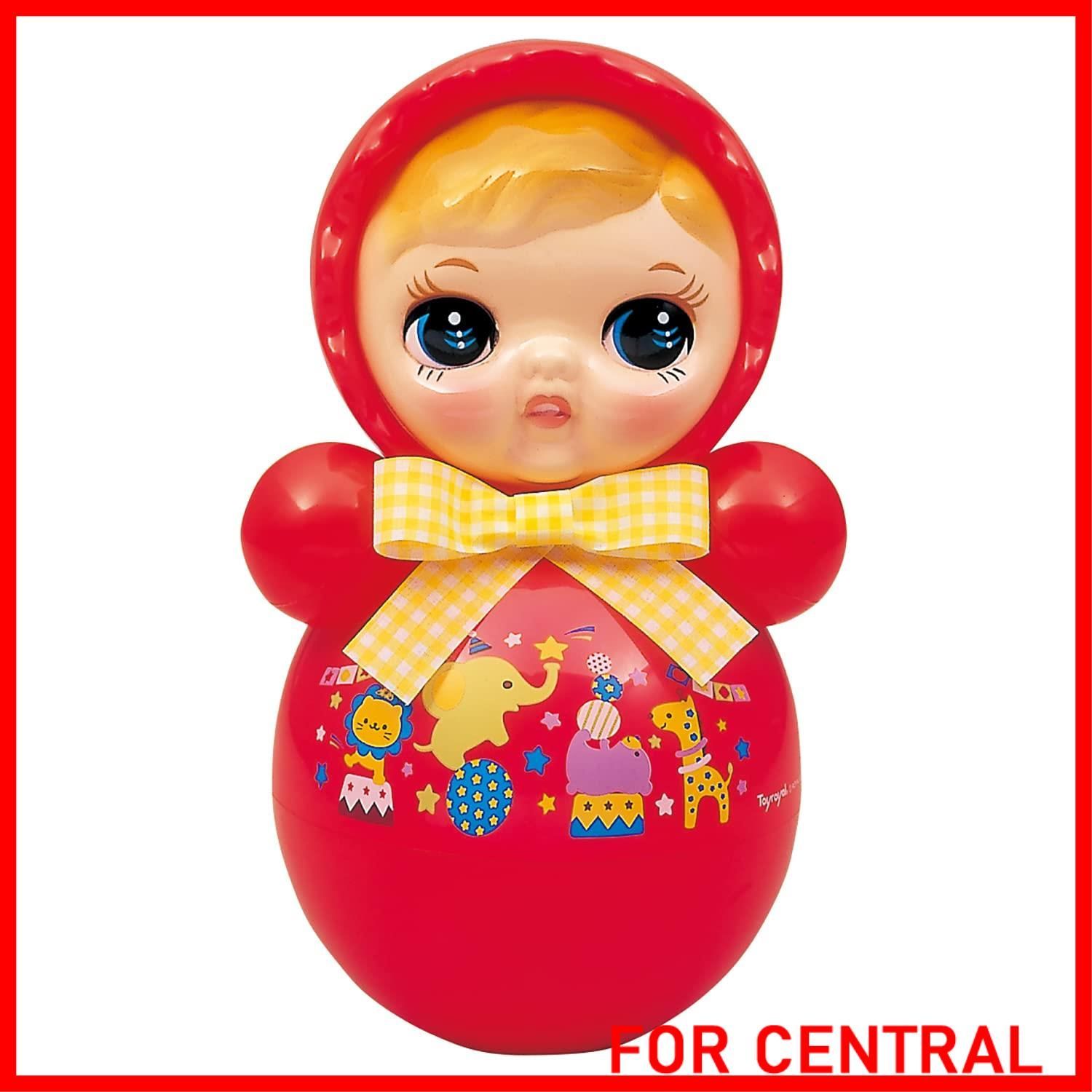 【数量限定】トイローヤル おきあがりポロンちゃん ( 27cm / 日本製 ) ベビートイ 人形 赤ちゃん 起き上がりこぼし ( チャイム / 音が鳴る ) レトロ玩具