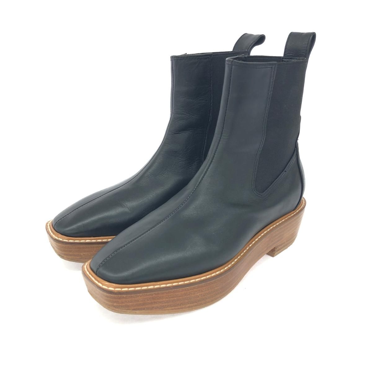 ほぼ未使用品 TODAYFUL トゥデイフル サイドゴアブーツ 38 美品 TODAYFUL トゥデイフル サイドゴアブーツ ブラック