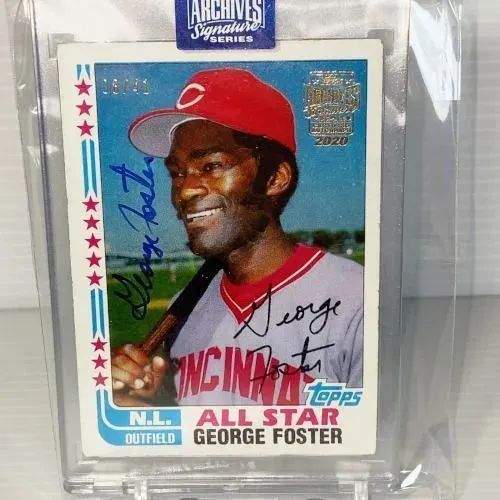 2020 Topps Archives Signature ジョージ・フォスター GEORGE