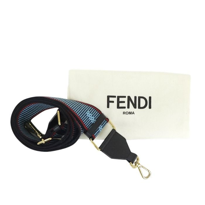 フェンディ FENDI ストラップユー キャンバス / カーフレザー