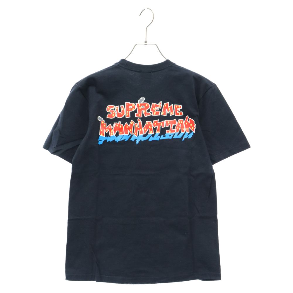 Supreme グラフィックTシャツ M ブラック Manhattan ST_LOOKBOOK
