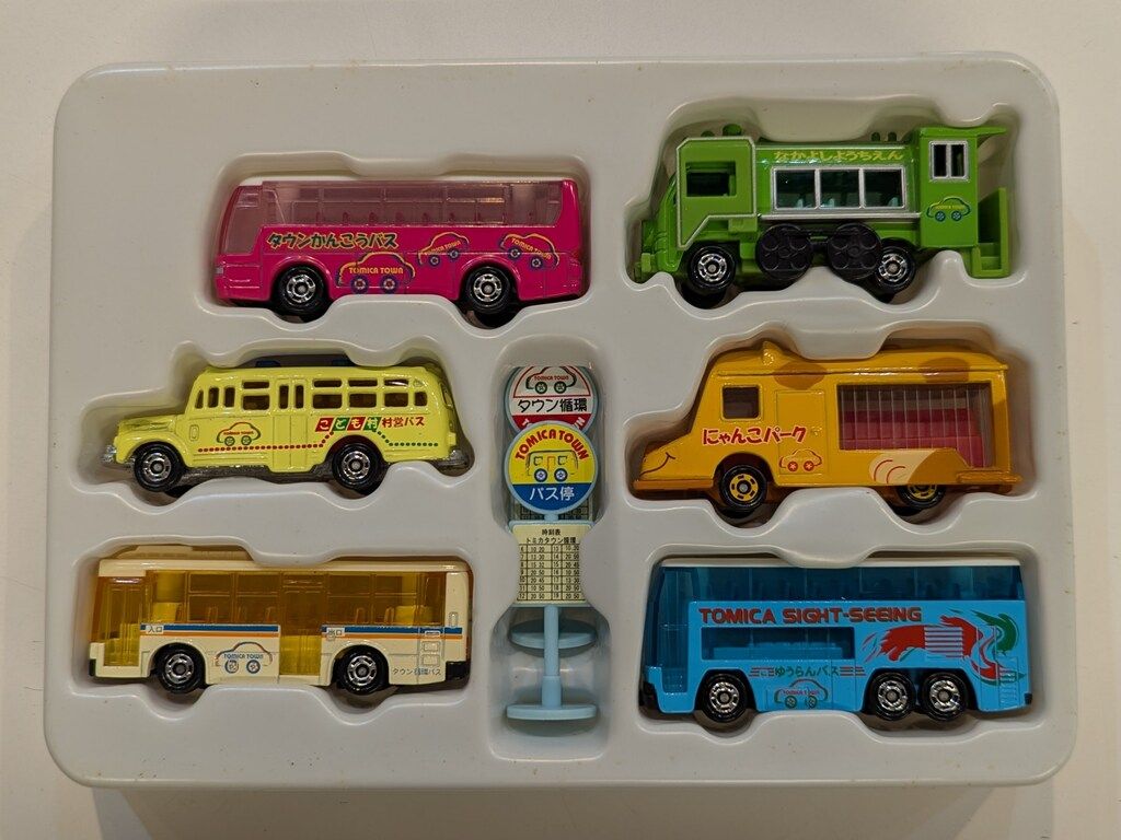 希少トミー トミカ 日本のバスセット トミー(TOMY)|なかよしバス