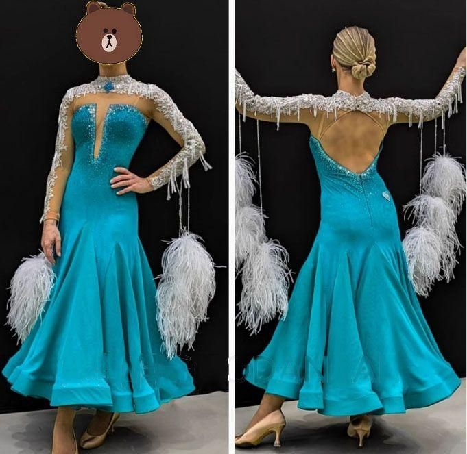 新色オーストリッチフロート 羽根 ボリューム 社交ダンス DIY オーダー