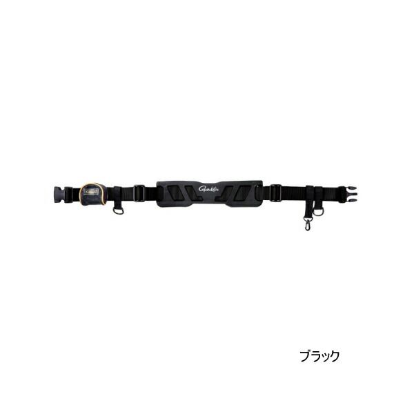 ≪ 25年4月新商品 ≫ がまかつ 鮎ベルト 幅広 ワンタッチ GM-2629 ブラック フリーサイズ