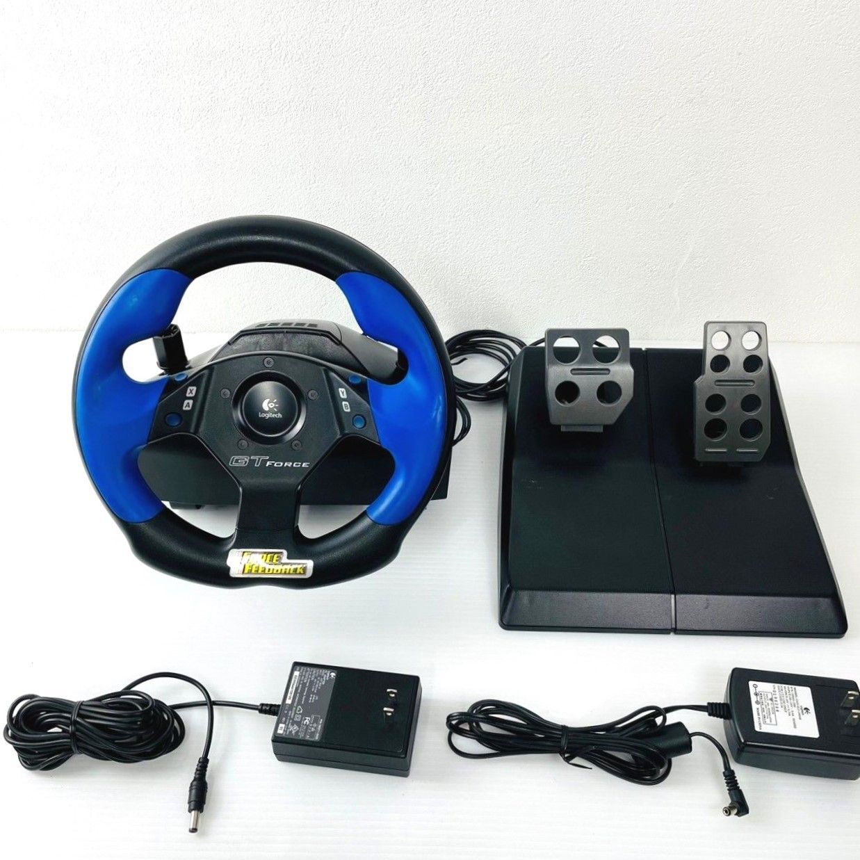 動作OK】Logicool GT FORCE フォース PS2 グランツーリスモ3 フィール 動作OK】Logicool GT FORCE フォース PS2 グランツーリスモ3 フィール