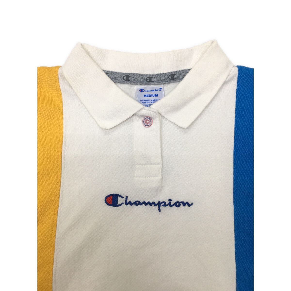 中古 レディース チャンピオン Champion 半袖ポロシャツ M 白系