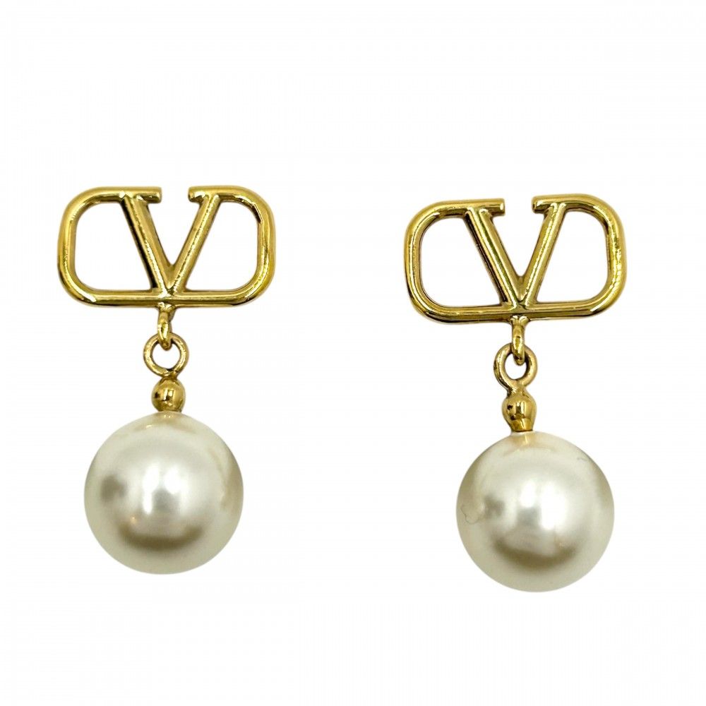 在庫一掃】 ヴァレンティノ・ガラヴァーニ ピアス レディース Vロゴ