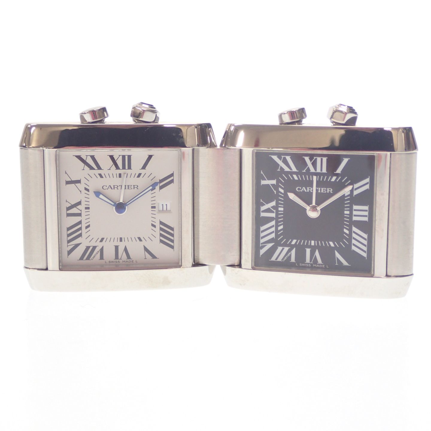 Cartier トラベルクロック Travel Clock 動作未確認 ジャンク品
