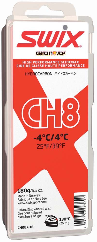 スウィックス ＨＦ8 Swix HF8 Cera Nova High Performance Glide Wax, Red, 40gm