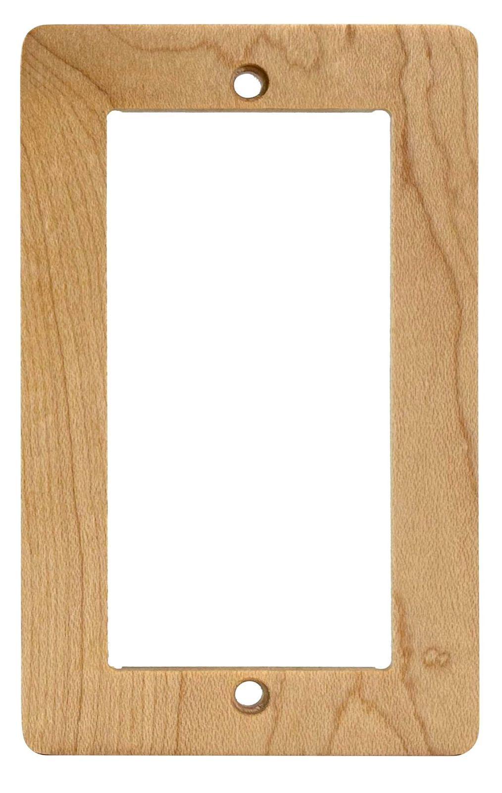 数量 カバー スイッチ 電気 コンセントカバー コンセントプレート 天然木 NETE メープル