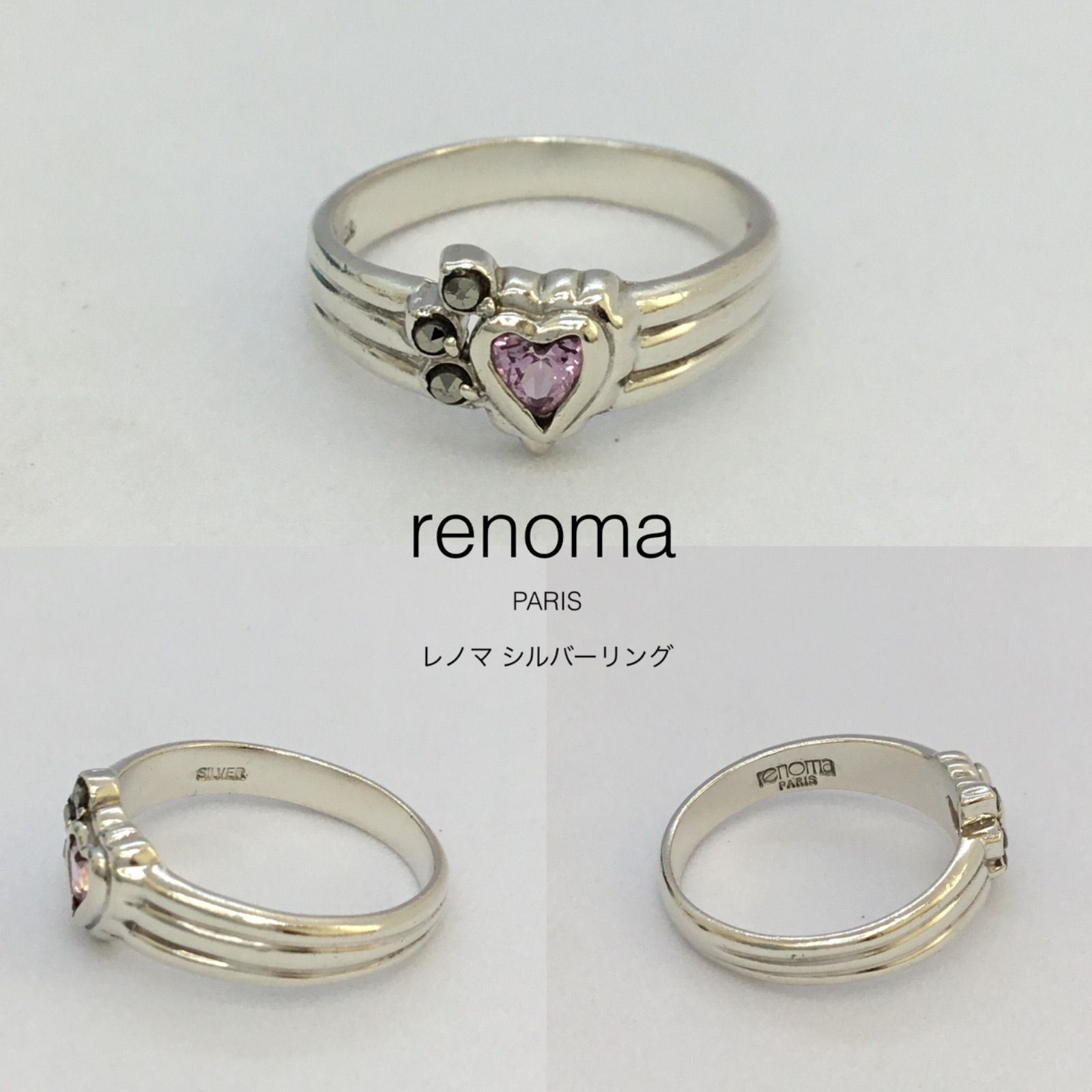 ❤ 可愛い ❤ renoma PARIS レノマ ／ シルバーリング ／ ハート