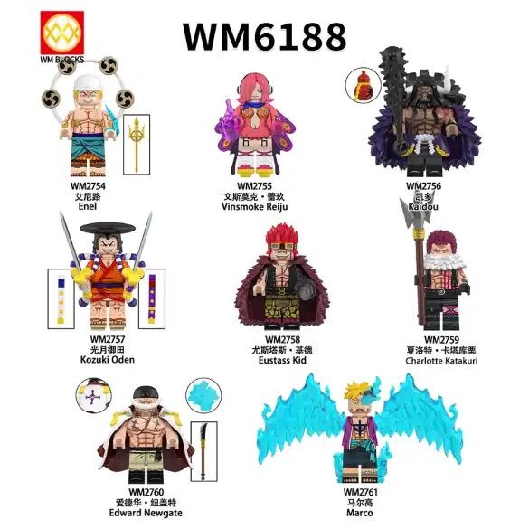 新作 【レゴ互換】ミニフィグ ONE PIECE 人形 フィギュア24体