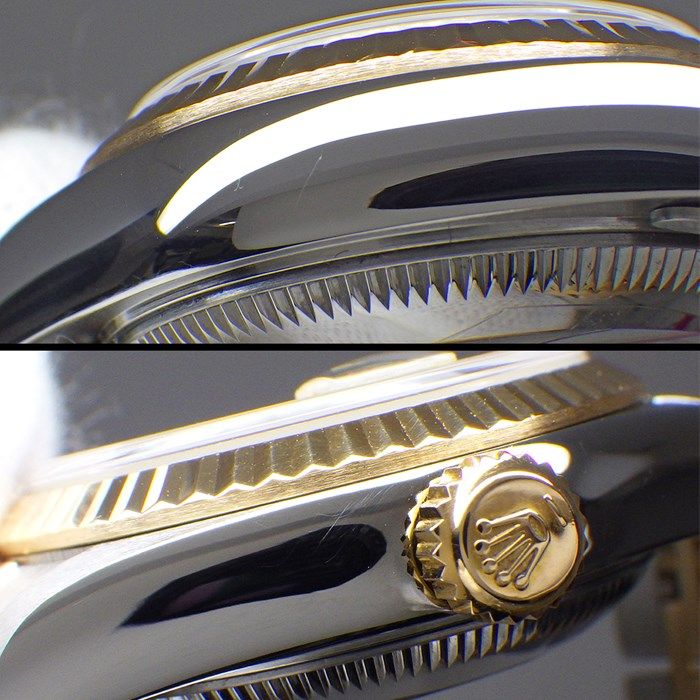 ロレックス Rolex 腕時計 デイトジャスト 79173 A番 1998-1999年 フルーテッドベゼル ローマンインデックス ホワイト文字盤 ジュビリーブレス SS K18YG 自動巻き 【中古】 楽天市場】ロレックス Rolex 腕時計 デイトジャスト 79173 A番 1998