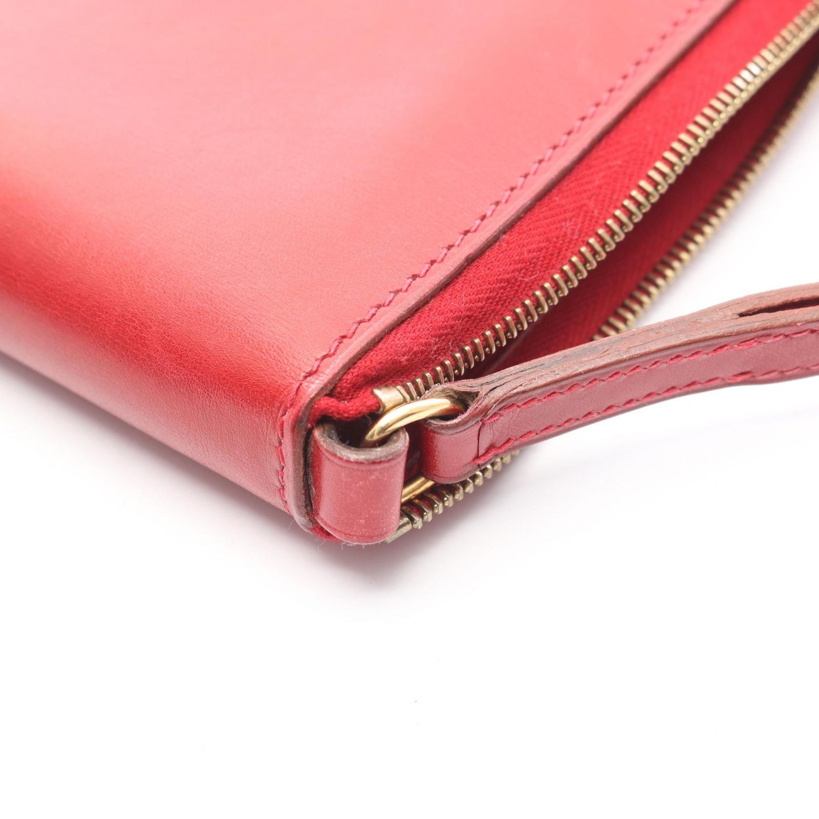 エルメス HERMES ラウンド長財布 チャーリー トラベルケース ルージュ  