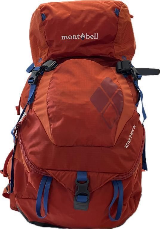 美品】mont-bell モンベル キトラパック 30 オレンジ 2気室 美品】mont-bell モンベル キトラパック 30 オレンジ 2気室