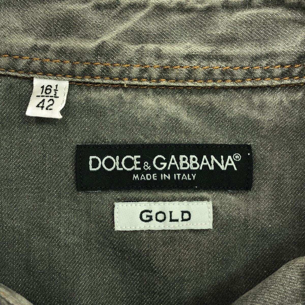 DOLCE＆GABBANA / ドルチェ＆ガッバーナドルガバ | GOLD ダメージ加工