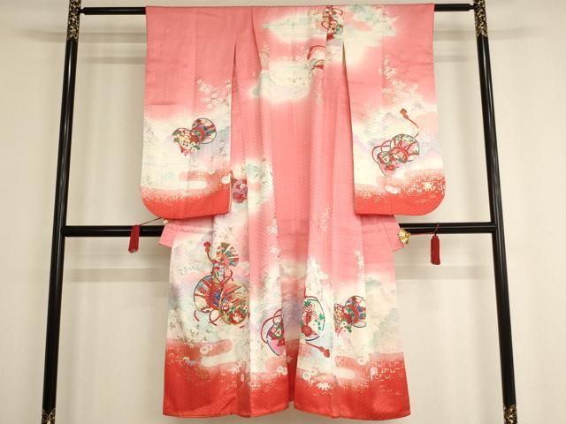【美おり】KK633 未使用品 女児 四つ身 七五三 しつけ付 舞妓風 楽天市場】七五三 7歳 女の子 着物セット 正絹 金駒刺繍 日本製