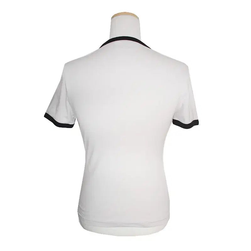 Courreges クレージュ 黒 アンド 白 Tシャツ 44