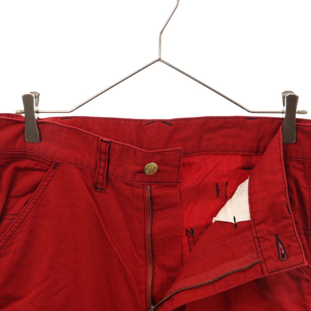 Needles × SMITH’S AMERICAN / PAINTER PANT COTTON TWILL/ペインターパンツ/M/コットン/レッド/KP287 Needles (ニードルス) ×SMITH'S PAINTER PANT COTTON TWILL ペインター