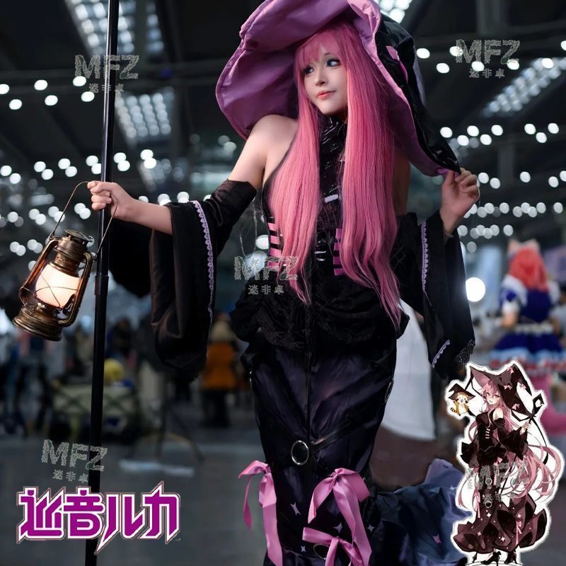 魔女風 長袖ワンピース