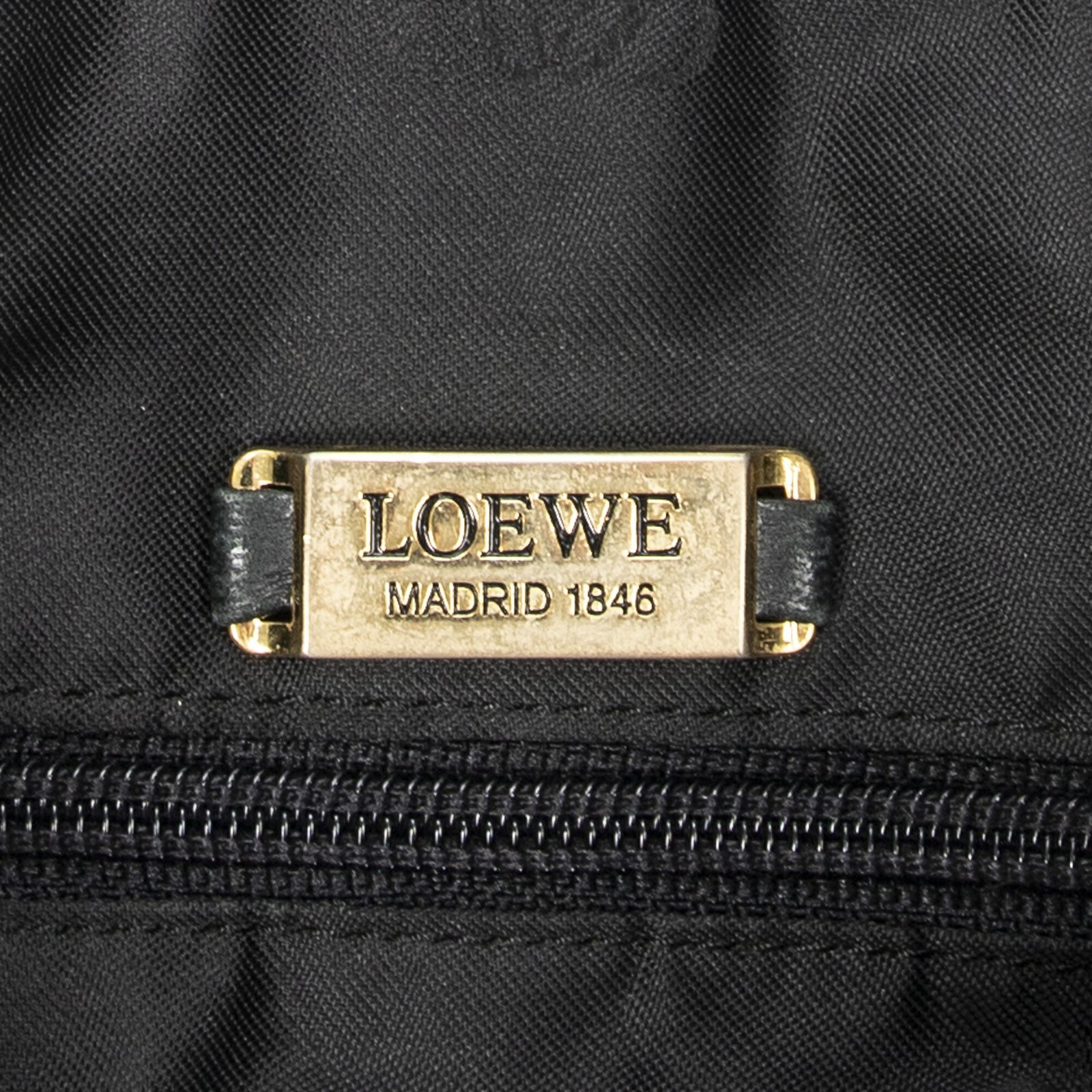 アナグラム ショルダートート黒ナッパレザーAB