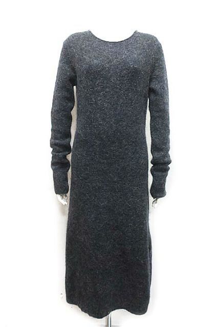 Acne Studios アクネ ストゥディオズ ワンピース レディース グレー系 ウール混 ニット Mサイズ