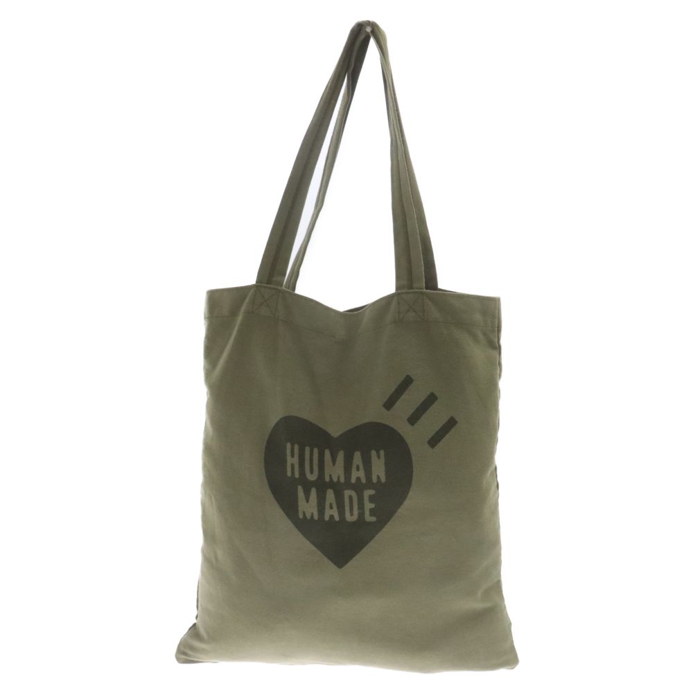 HUMAN MADE (ヒューマンメイド) 24SS BOOK TOTE BAG ブックトートバッグ オリーブ