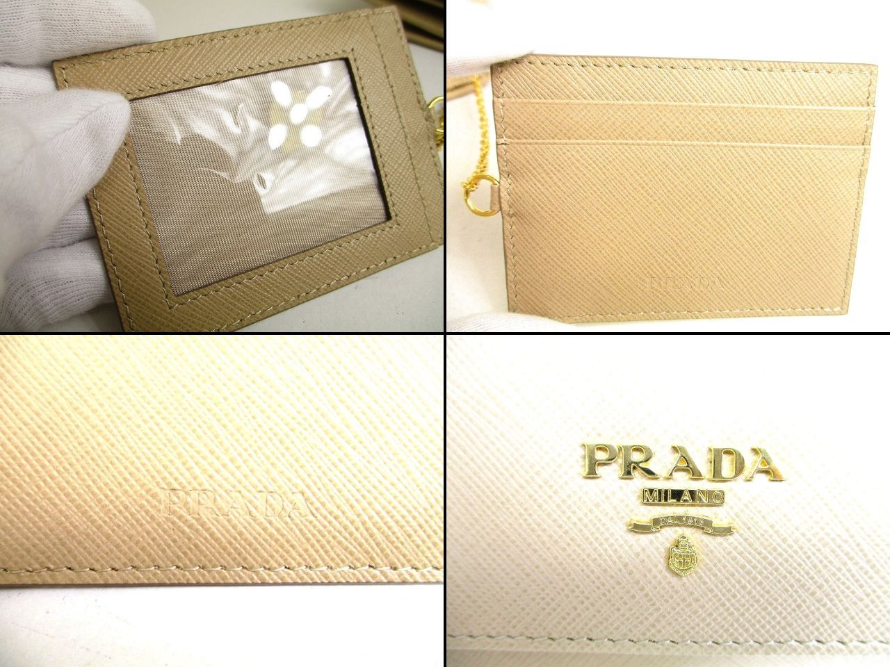 プラダ PRADA サフィアーノメタル レザー 2つ折り 長財布 ロング