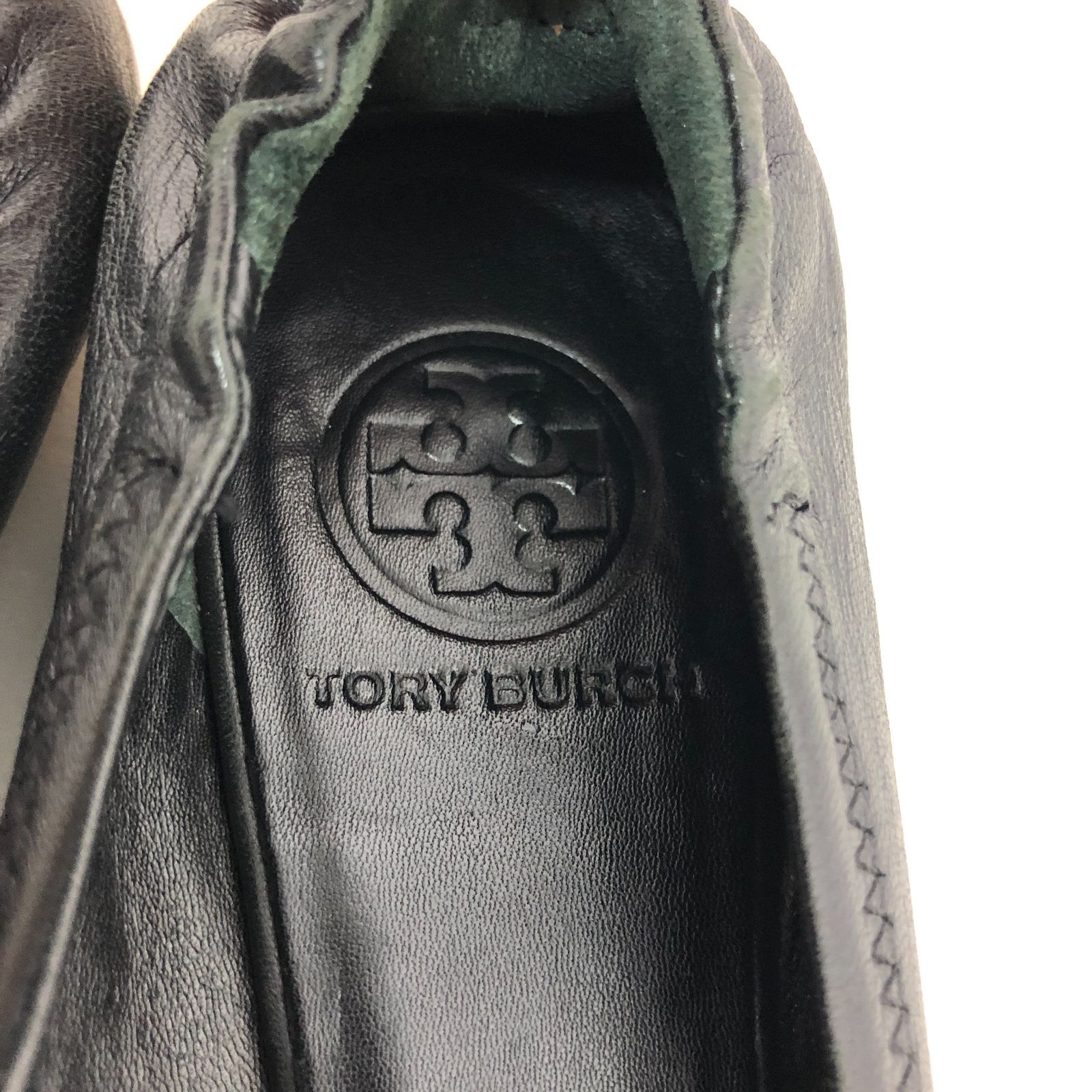 フラットシューズ ブラック