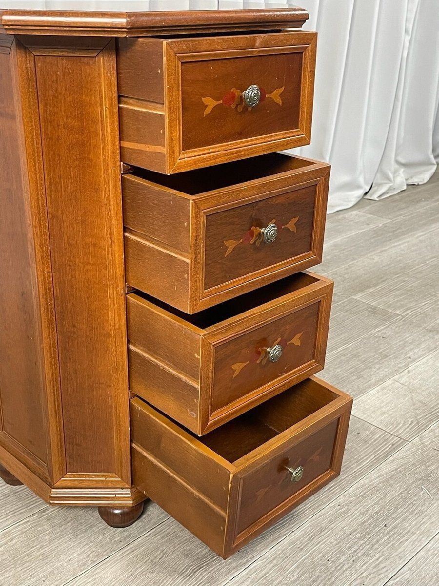 2756 クラシック 象嵌 電話台 小物入れ 引出し 飾り台 花台 引出し アンティーク スタイル イタリア 神奈川県秦野市 A1 NEXPOTALLINN_EU