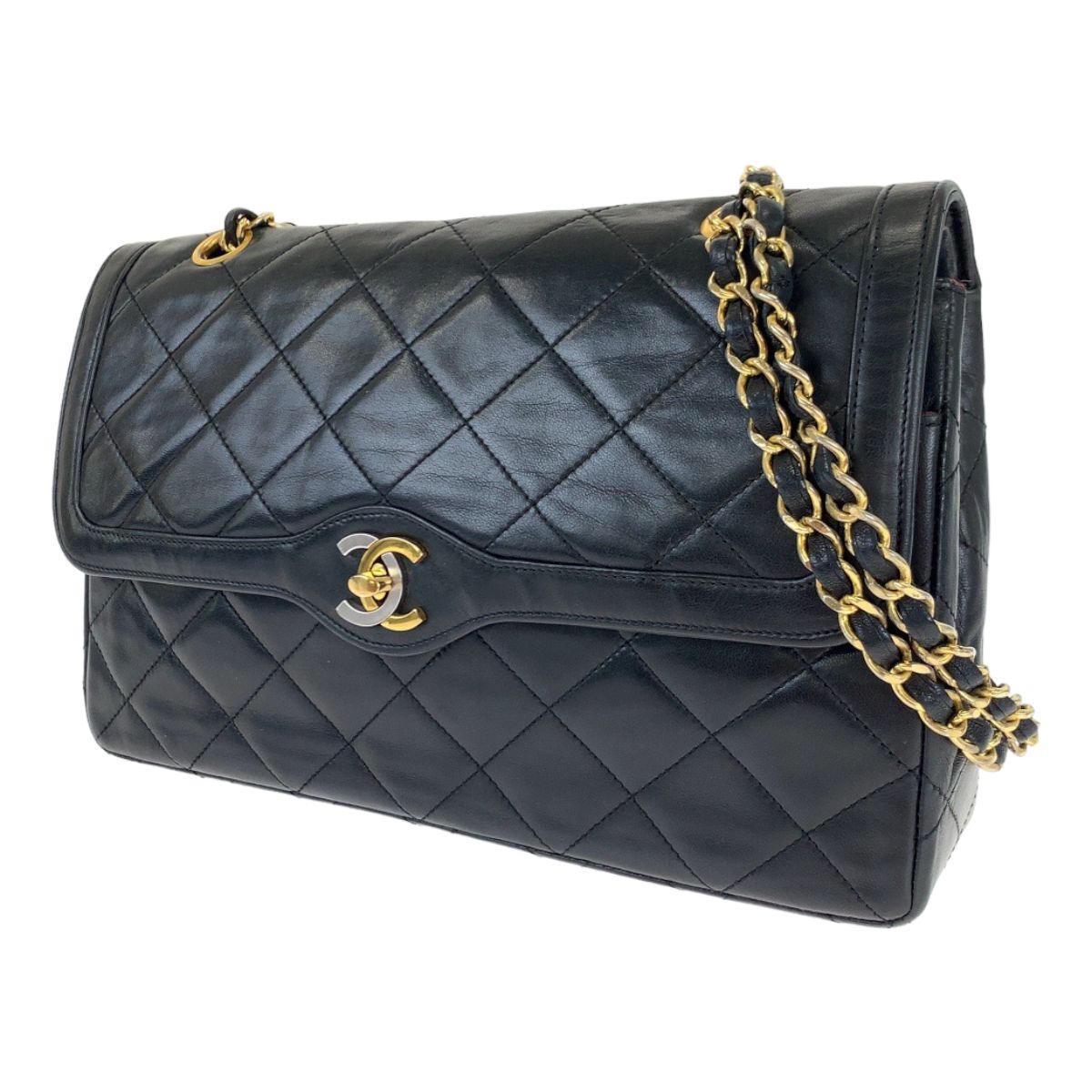 CHANEL シャネル ヴィンテージ パリ限定 マトラッセ ダブルフラップ