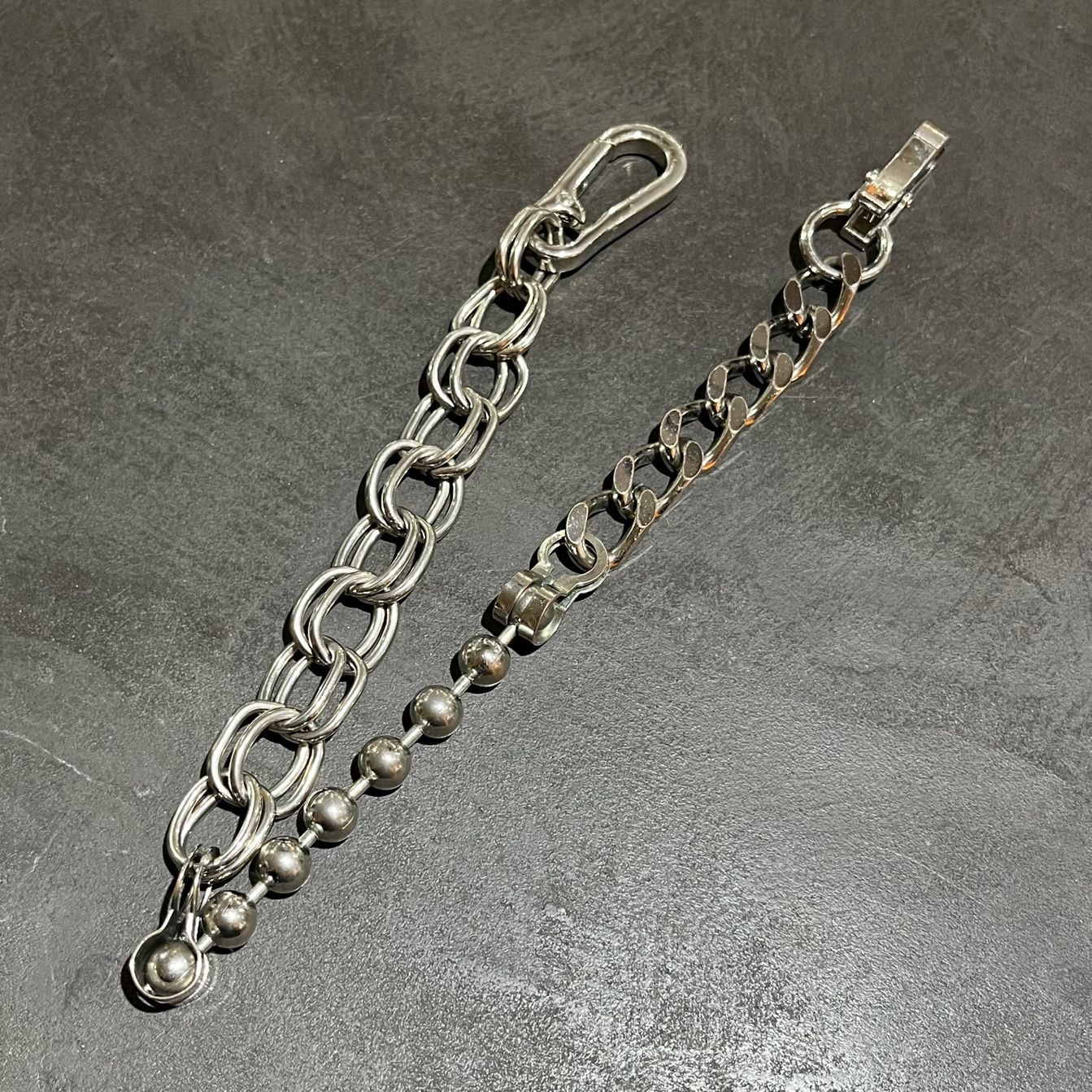 国内正規 定価24200円 Heron Preston MULTICHAIN NECKLACE / SIL 
