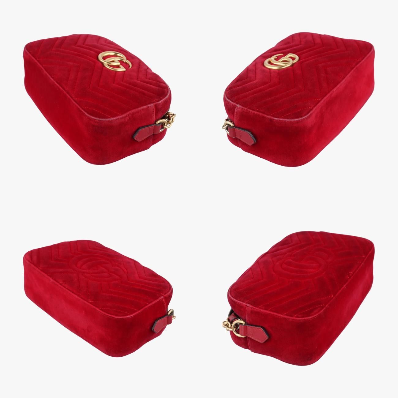 グッチGucciGGマーモントレッドベロア447632D025494458