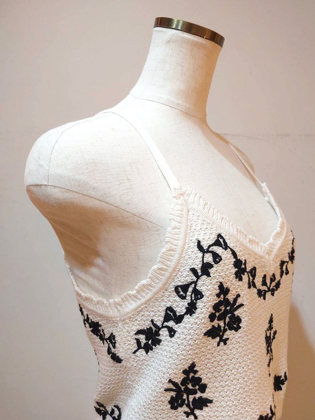  い TWINSET ツインセット ビスチェ サマーニット クロップトップ ビスチェ ベスト ジレ ビスチェ