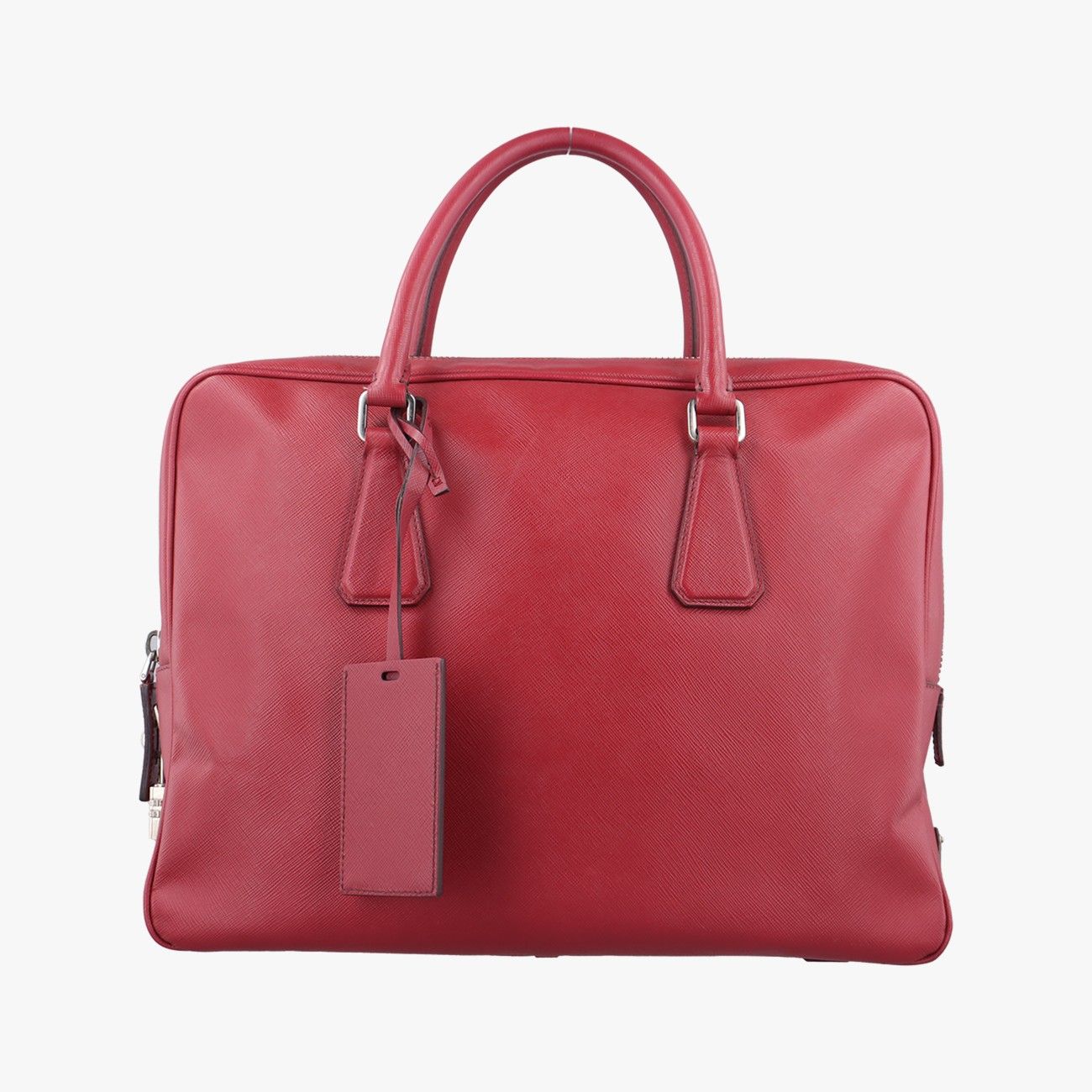 bori 様専用PRADA サフィアーノレザー バッグ レッド ブリーフケース