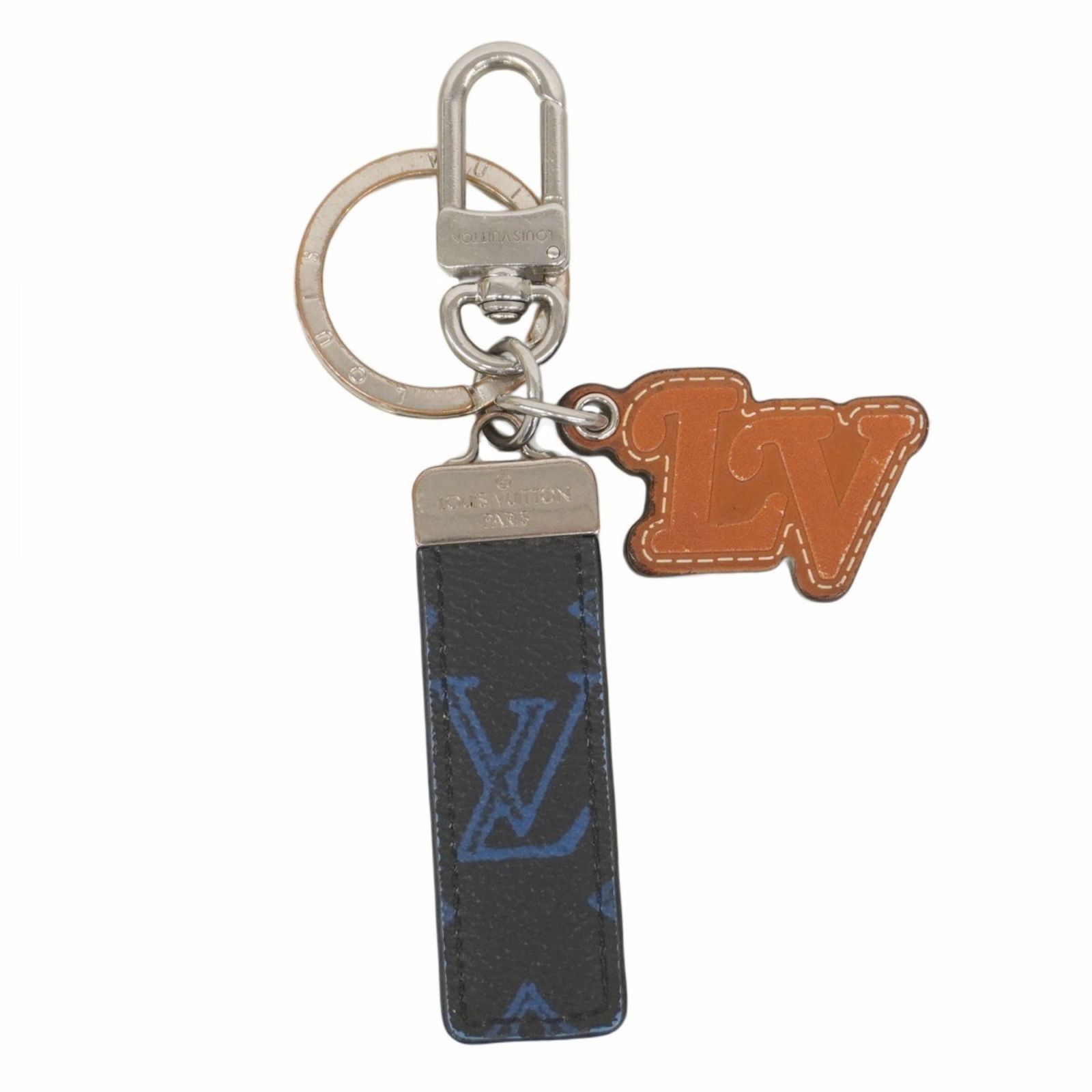 ルイ ヴィトン Louis Vuitton ルイ ヴィトン キーホルダー ポルトクレモノグラムレコード M00889 ブラック ブルーメンズ