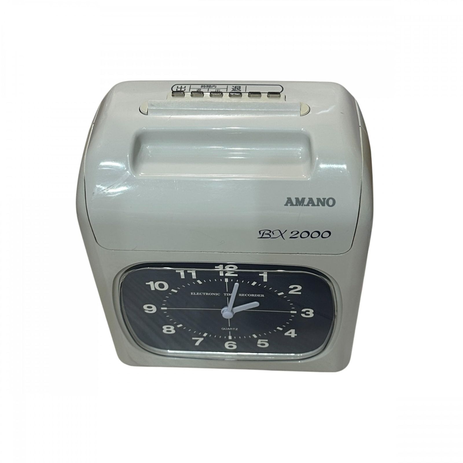 アマノ タイムカード タイムレコーダー ホワイト BX2000 ○848