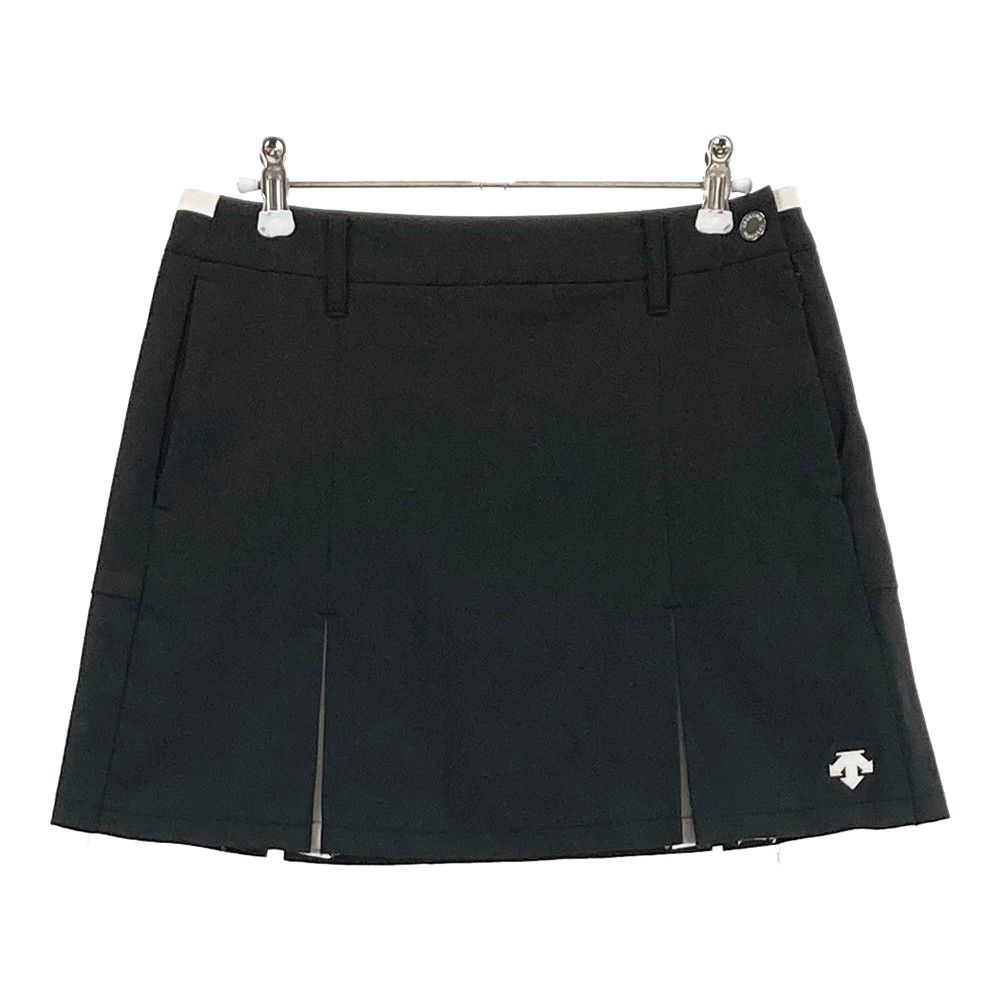 サイズ：M DESCENTE GOLF デサントゴルフ DGWPJE09 BK00 インナー付 スカート  ブラック系 [240101302608]# ゴルフウェア レディース ストスト