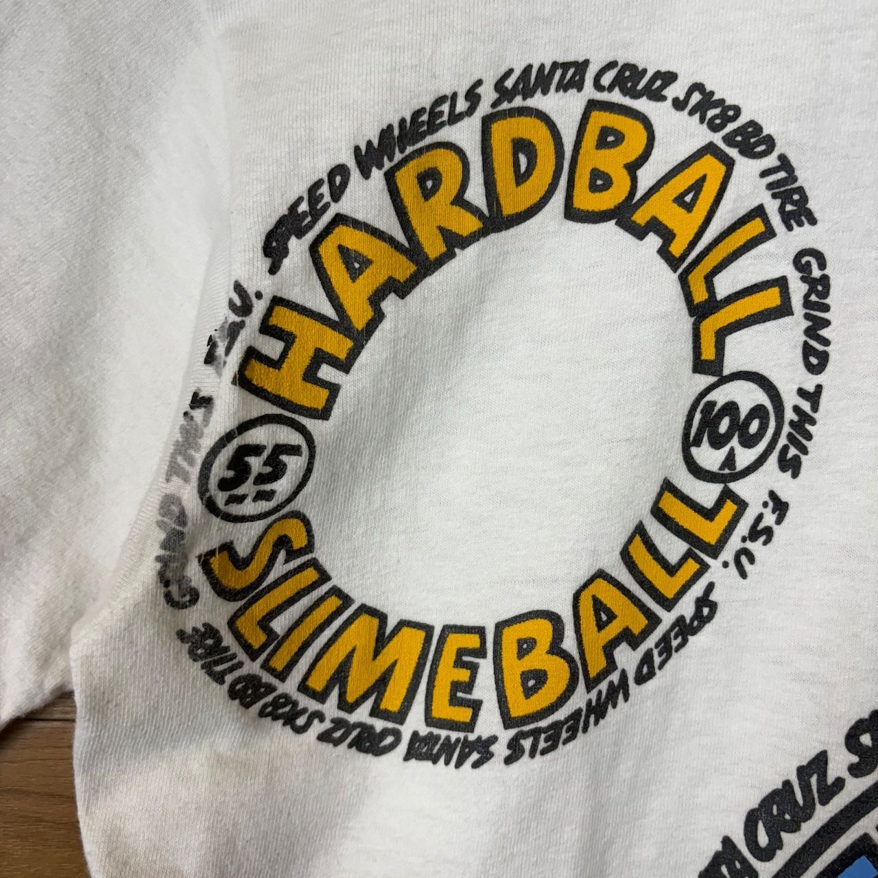 USA製 80s SLIMEBALL スライムボール マルチ プリント T-sh Tシャツ 