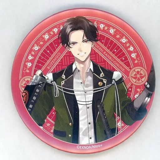 刀剣乱舞 豊前江 ストロベリービュッフェ 缶バッジ 中古】バッジ・ピンズ 豊前江 缶バッジ 「刀剣乱舞-ONLINE