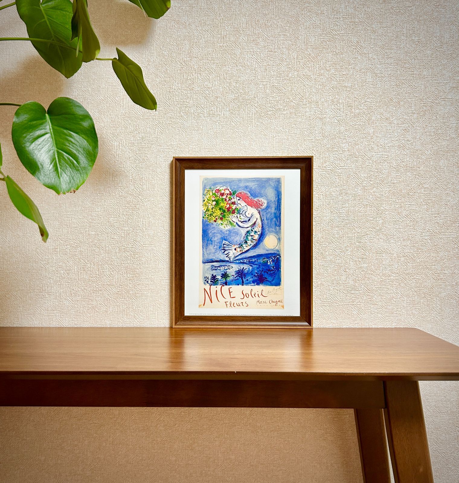 新品☆額縁付アートポスター☆マルク・シャガール☆Marc Chagall☆Nice