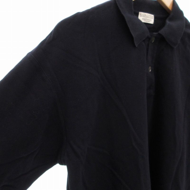 ■美品 BEAUTY&YOUTH ギザコットン スーパーブ ポロシャツ ネイビー BEAUTY＆YOUTH UNITED ARROWS tシャツ ギザコットン スーパーブ