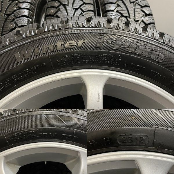 HANKOOK winter I Pike 155/65R14】スパイクタイヤ【AQUA 14インチ  