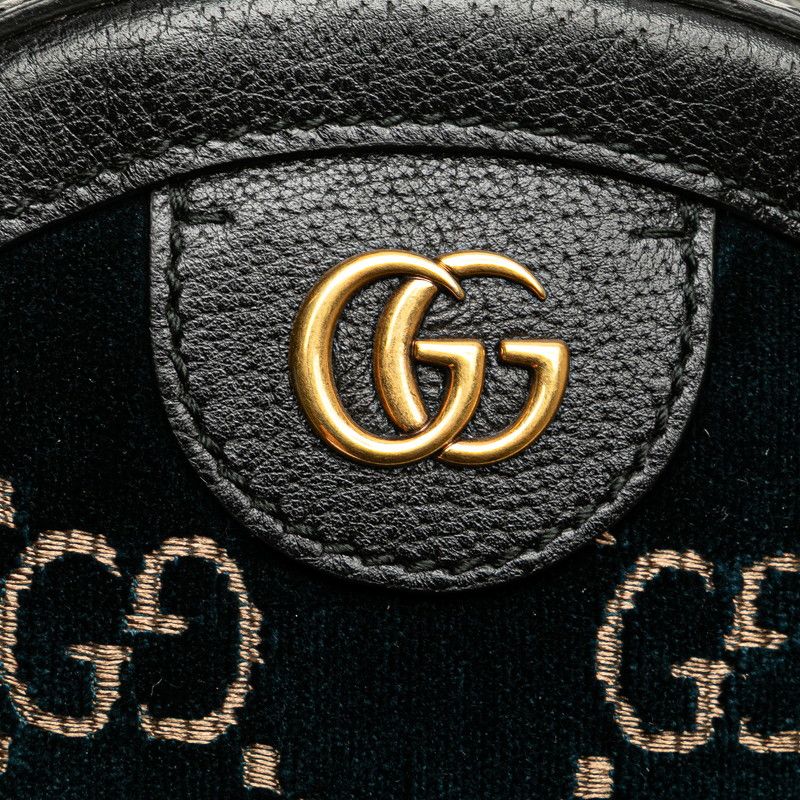 グッチ GGベルベット 574978 ブラック ベルベット レザー