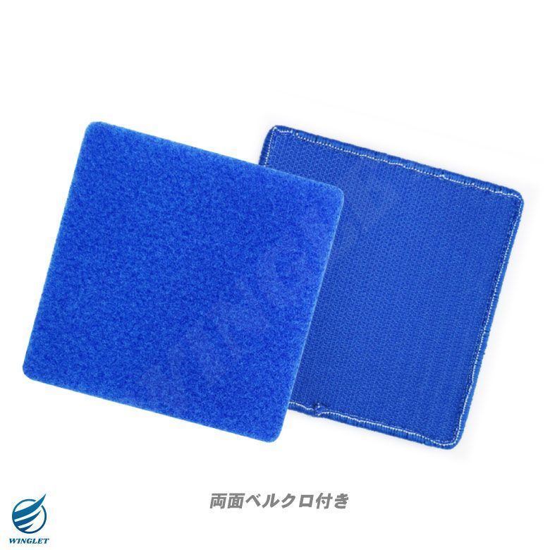 ブルーインパルス 松島基地帰還 10周年 ワッペン 両面 ベルクロ 付き