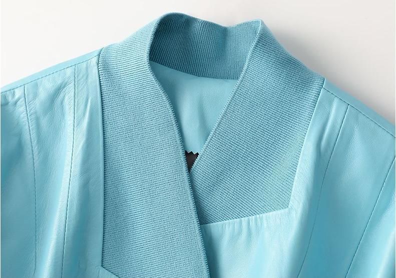 レディース 本革↑ラムレザージャケット ラムレザー ハーフ丈コート