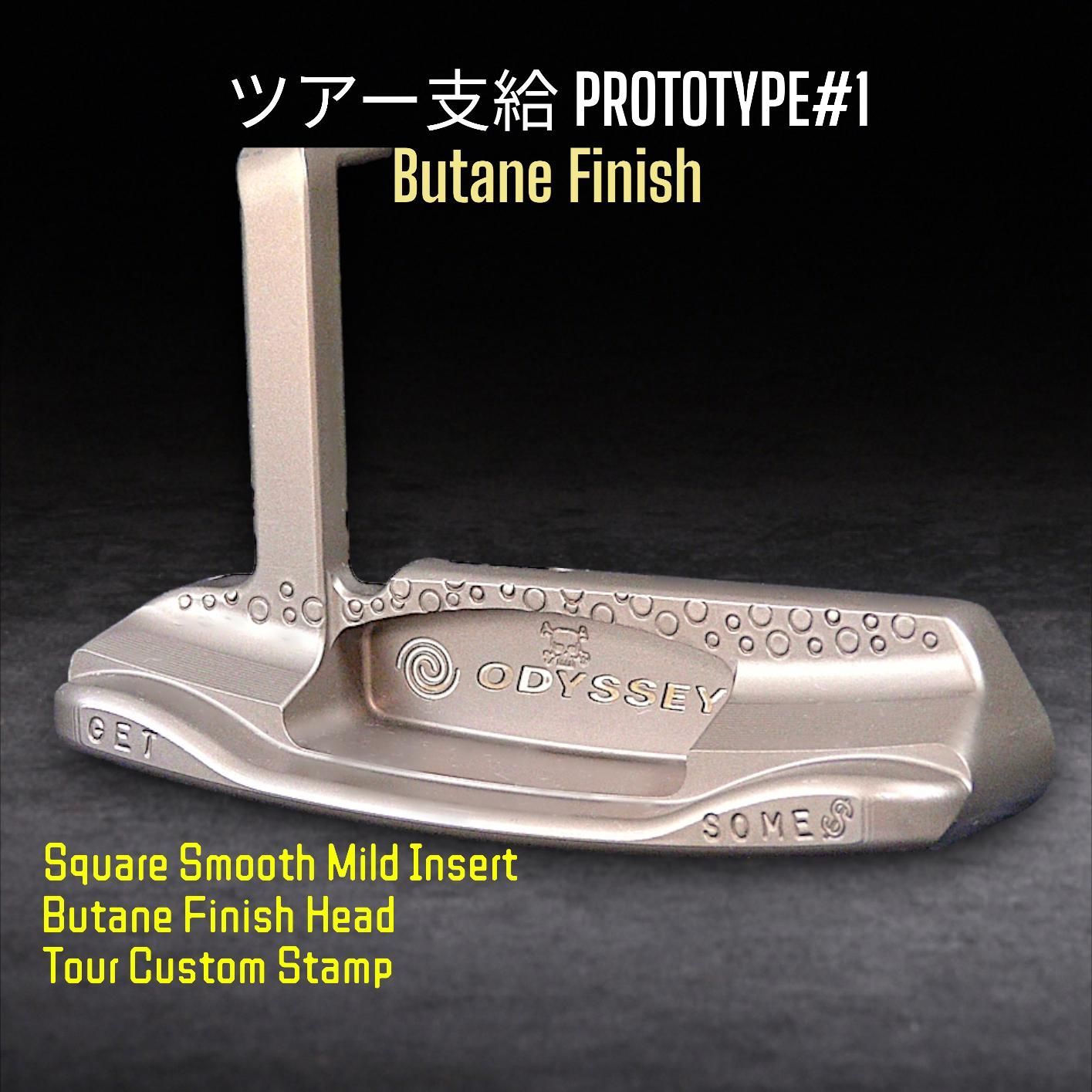 ☆[レアプロト・ブタンフィニッシュ＆スクエアスムースミルドインサート] Odyssey PGAツアー支給 Butane PROTOTYPE #1  34インチ☆ - メルカリ