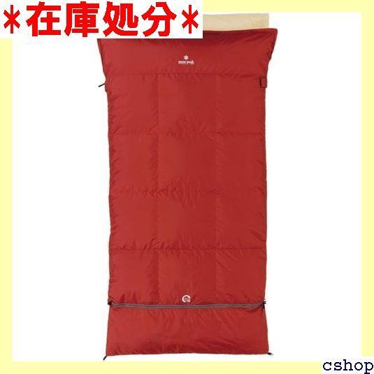snow peak◇シュラフ セパレートオフトンワイド 1400 BDD-104⁄RED