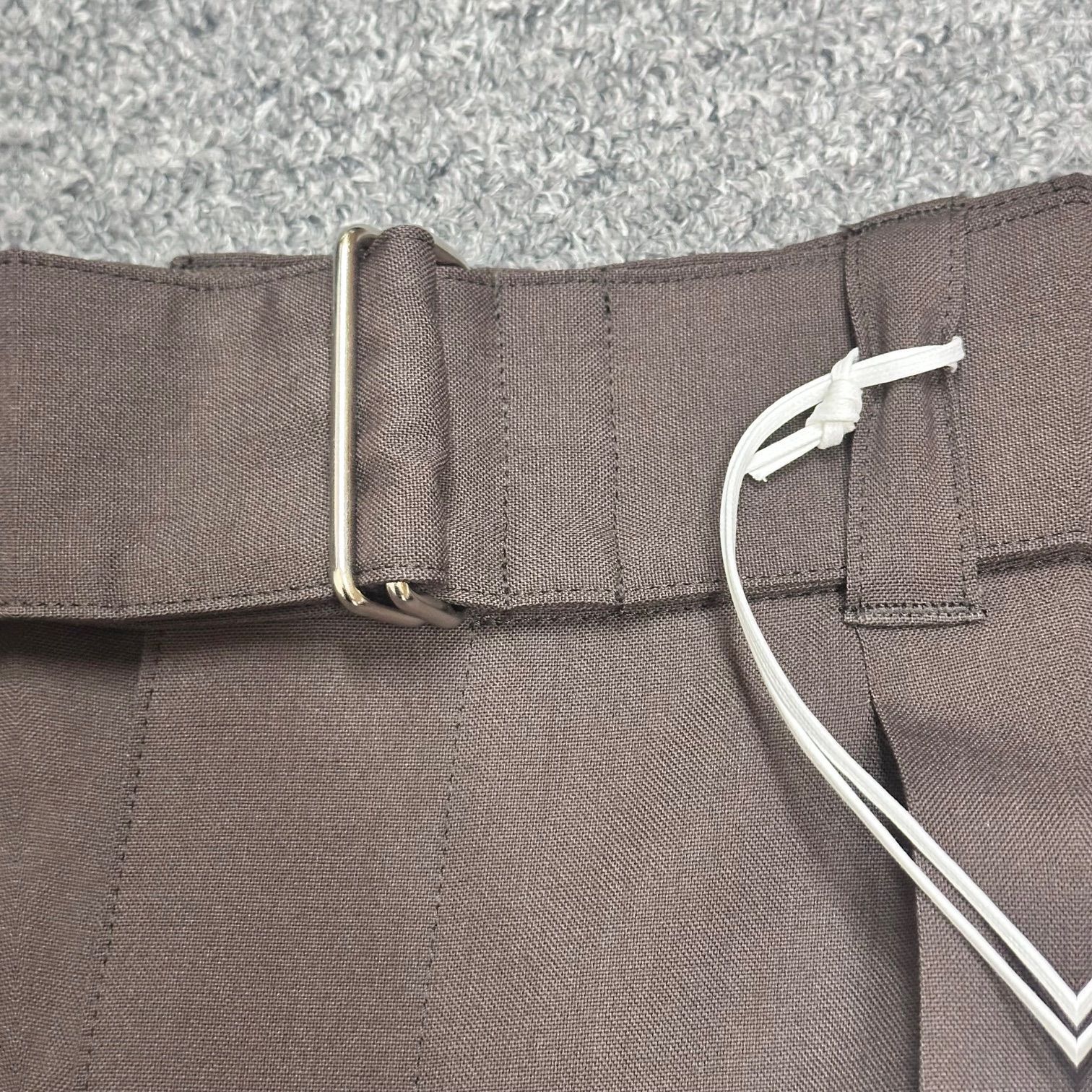 参考上代33000円 未使用品 YOKE 24SS 2PLEATED BELTED WIDE